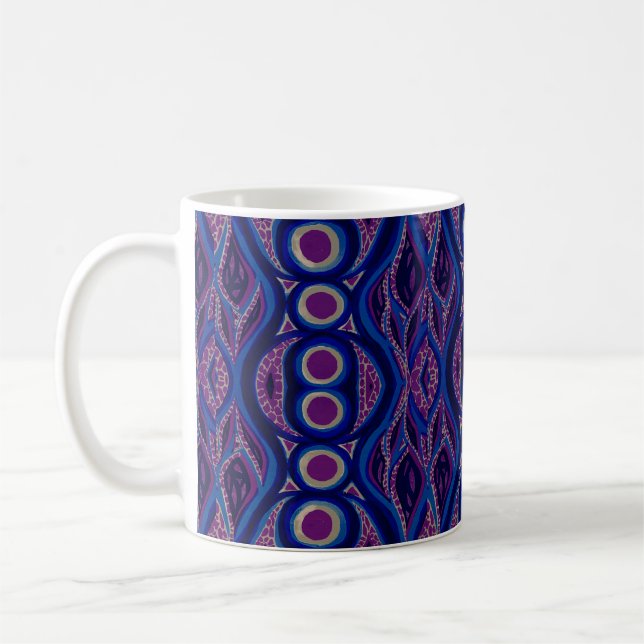Lila Kaffeetasse (Links)
