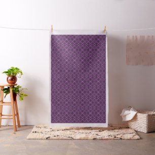 Lila Kaleidoskop abstraktes Muster Stoff