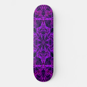 Lila Kaleidoskopmuster Skateboard