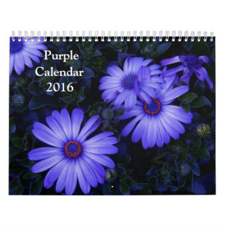 Lila Kalender Flowers-2016