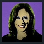 Lila Kamala Harris Pop Art Poster<br><div class="desc">Politischer Pop Art Gear und politische Geschenke von PolitiClothes.com & PolitiCardz.com finden die einzigartigsten Wahlen und politischen Geschenke inklusive: politische T - Shirt, politische Autoaufkleber, politische Buttons, politische Poster, politische Buttone, politische Karten, politische Tasse, politische Plakate, politische Zeichen und mehr! Politische Kunst & Gear: http://www.PolitiClothes.com Politische Karten und Geschenke: http://www.PolitiCardz.com...</div>