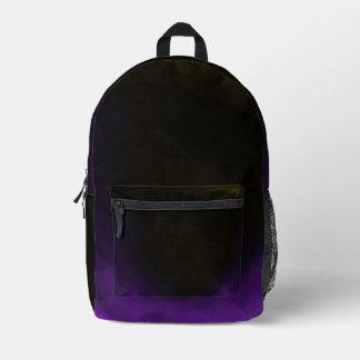 Lila Kante Bedruckter Rucksack