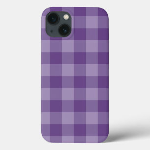 Lila karierter Hintergrund Case-Mate iPhone Hülle