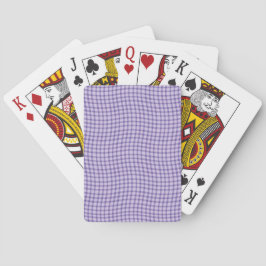 Lila Karo Gitter Nahtloses Muster Spielkarten