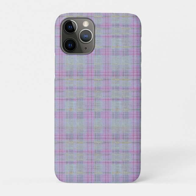 Lila Karo-Harmonie  Case-Mate iPhone Hülle (Rückseite)