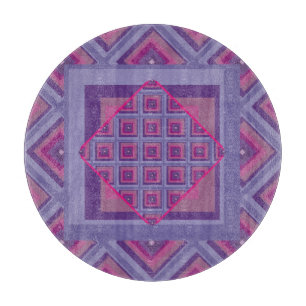 lila Karton-Lavendelfelder Schneidebrett