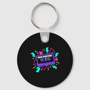 Lila Kassettenband Retro Vintage 80er Hip Hop Purp Schlüsselanhänger