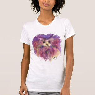 LILA KÄTZCHEN, NIEDLICHES KITTYcat-PORTRÄT T-Shirt