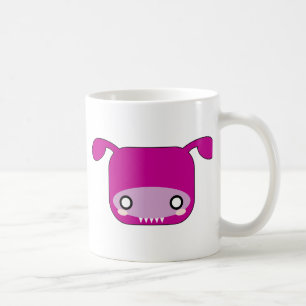 Lila Kawaii Monster Kaffeetasse