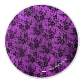 Lila Keramik Keramikknauf