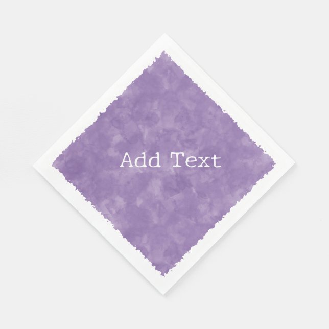 Lila Kinderdusche für Wasserfarben Serviette (Ecke)