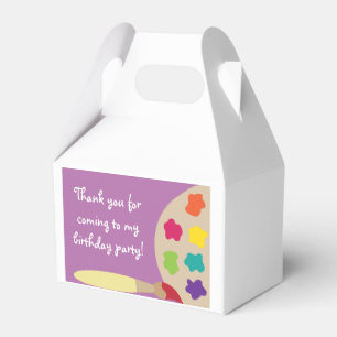 Lila Kinderkunst-Gastgeschenk-Kästen Geschenkschachtel