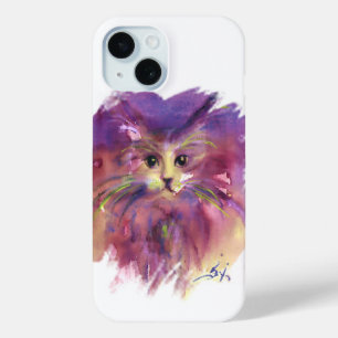LILA KITTEN, KITTKATENPORTRAL, weiß Case-Mate iPhone Hülle