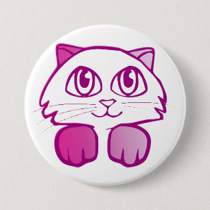 Lila Kitty Button