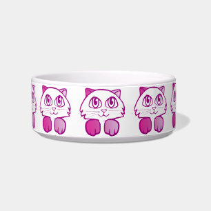 Lila Kitty Napf
