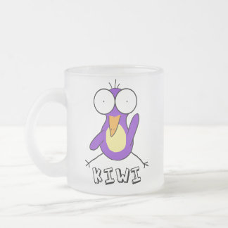 Lila Kiwi-mattierte Tasse