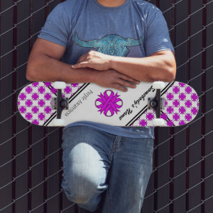 Lila Kleberband von Kenneth Yoncich Skateboard