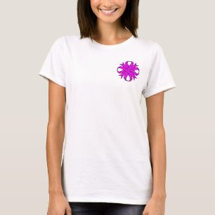 Lila Kleberband von Kenneth Yoncich T-Shirt