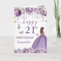 Lila Kleid Rothaarige Prinzessin Geburtstag