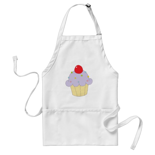 Lila kleiner Kuchen Schürze (Vorne)
