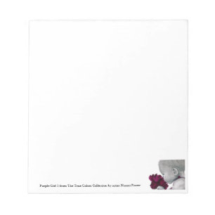 Lila kleiner Notizblock des Mädchen-1