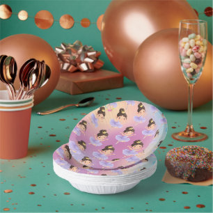 Lila kleiner Princess-Ball Pappteller
