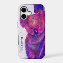 lila Koala iphone Kasten