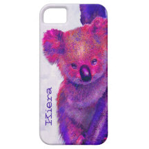 lila Koala iphone Kasten