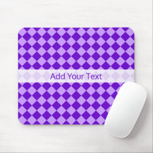 Lila Kombination Diamantmuster von STaylor Mousepad