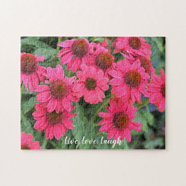 Lila Konferenzteilnehmer live, Liebe, Lachen Puzzle (Horizontal)