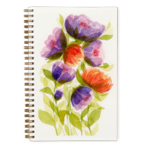 Lila Korallen-Aquarell-Botanik