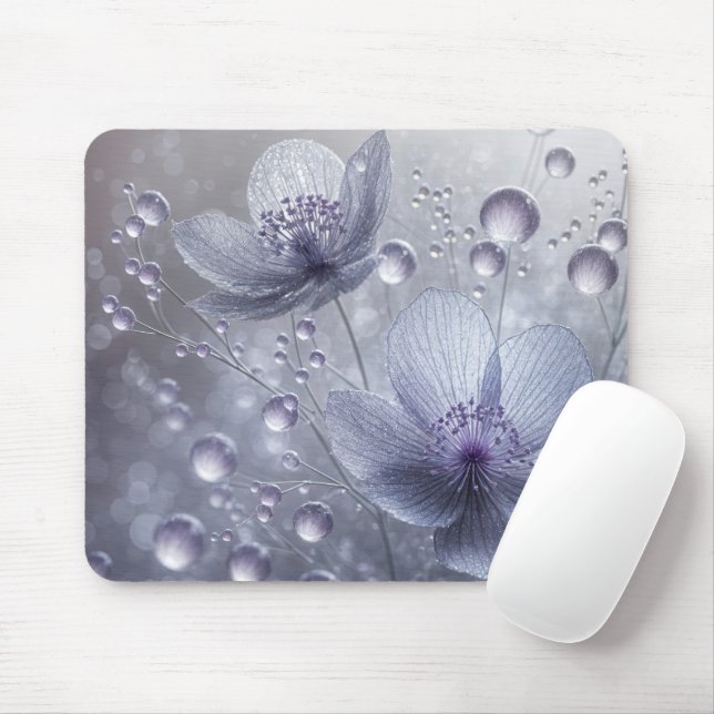 Lila Kosmos in Wasser Mousepad (Mit Mouse)