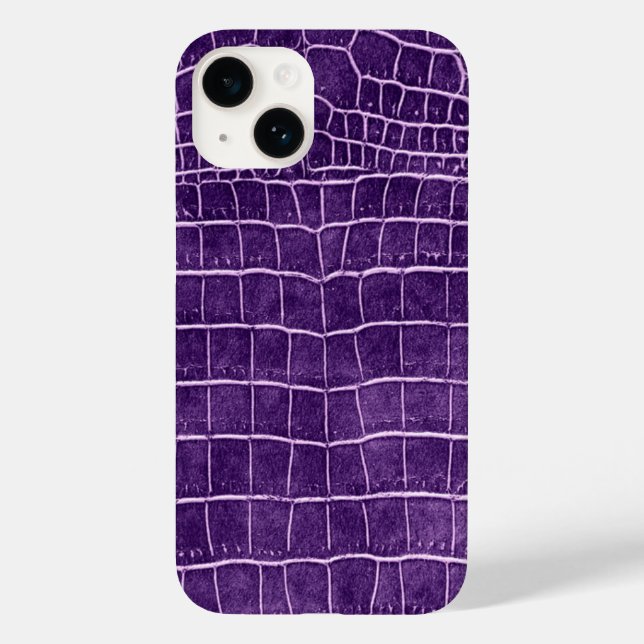 Lila Krokodil Case-Mate iPhone Hülle (Rückseite)