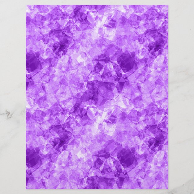 Lila Krummstoff (Vorderseite)