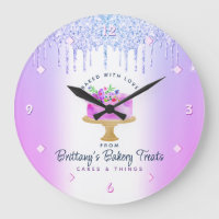 Lila Kuchen Bäckerei Glitzer Tropfen Konditorei Ko