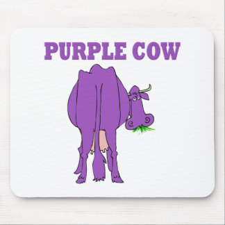 Lila Kuh Mousepad