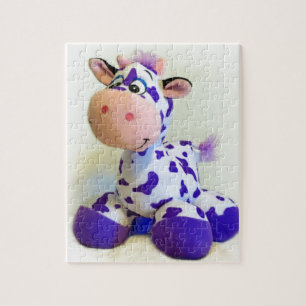 Lila Kuh Puzzle