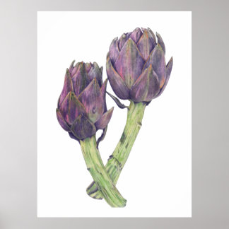 Lila Kunstdrucke Poster