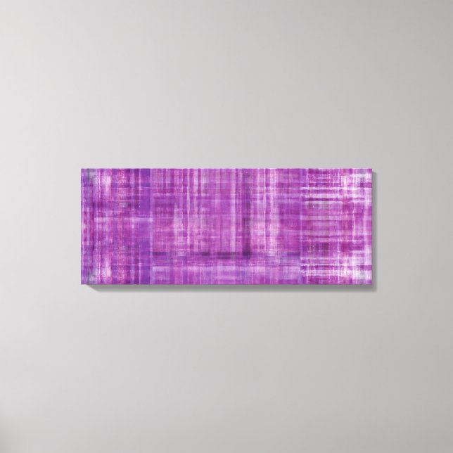 Lila Kunstfarben - Canvas drucken Leinwanddruck (Vorderseite)