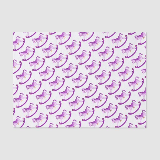 Lila Kunstpapier Seidenpapier (Vorderseite)