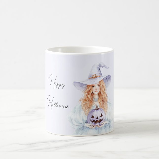 Lila Kürbis-Rotfuchs Kaffeetasse (Mittel)