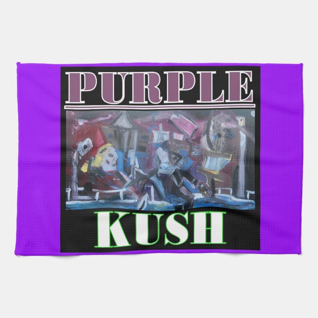LILA KUSH GESCHIRRTUCH (Horizontal)