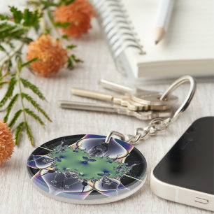 Lila Lampe Schlüsselanhänger