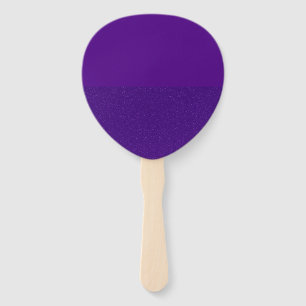 Lila Lärm-Effekt-Teardrop-Paddle-Lüfter (Benutzerd Fächer
