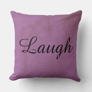 Lila Laugh Decorative Kissen