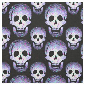 Lila Laughurts Schädelhaken Hexe® Pagan Wiccan Stoff