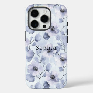Lila Lavendel-Blume iPhone 16 Pro Hülle