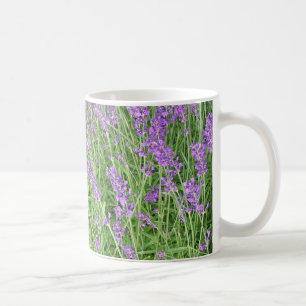 Lila Lavendel-Blume Fotografie Tasse