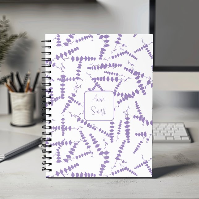 Lila Lavendel-Blume _ Muster-Skript Planer (Von Creator hochgeladen)