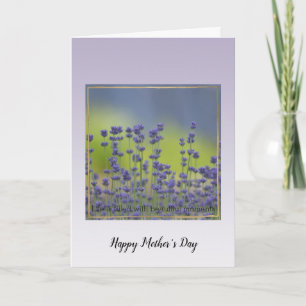 Lila Lavendel-Blume Schöne Moments Card Karte